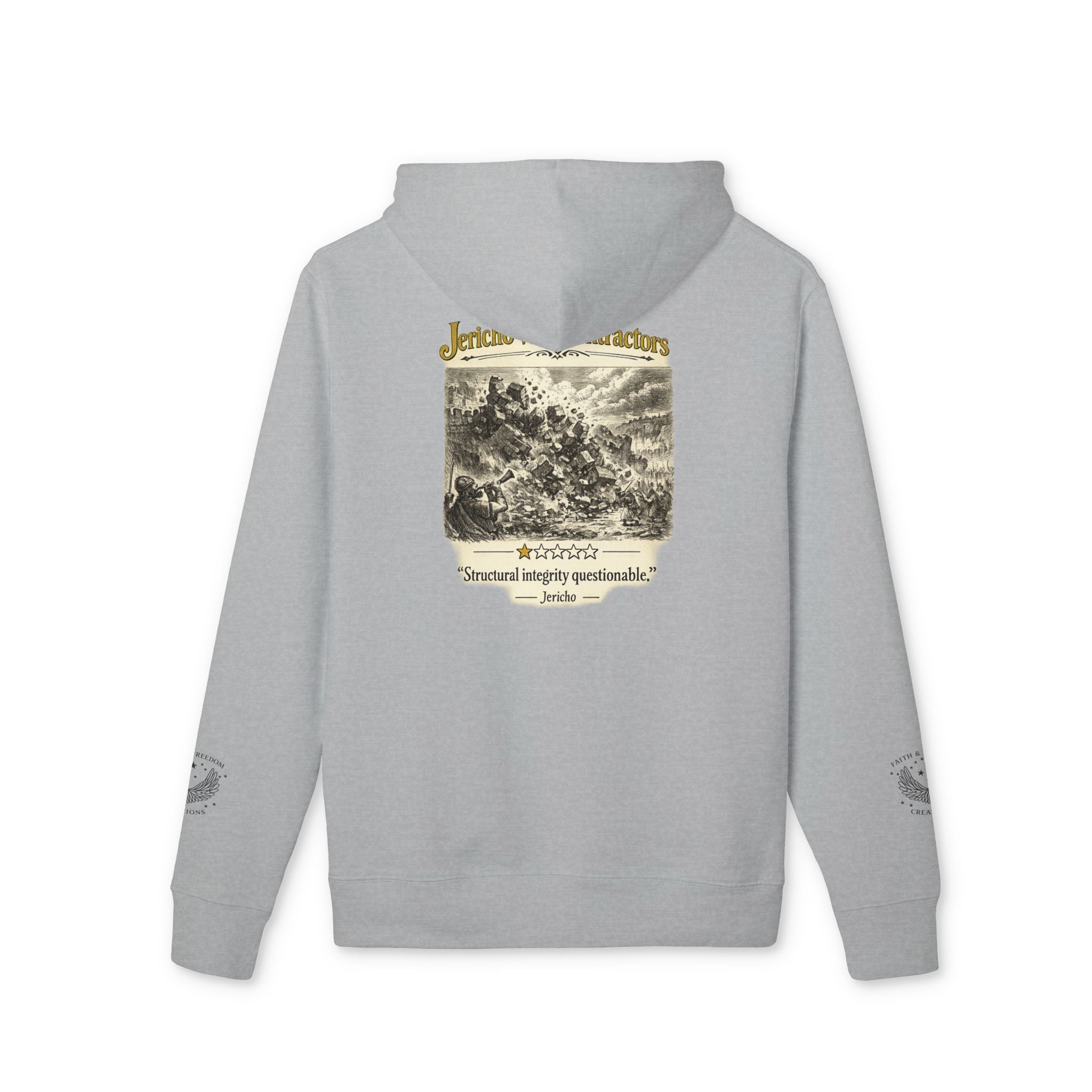 Vintage Mountain Graphic Hoodie — Jacob's Review "Sincere Integrity Questionable" Crew