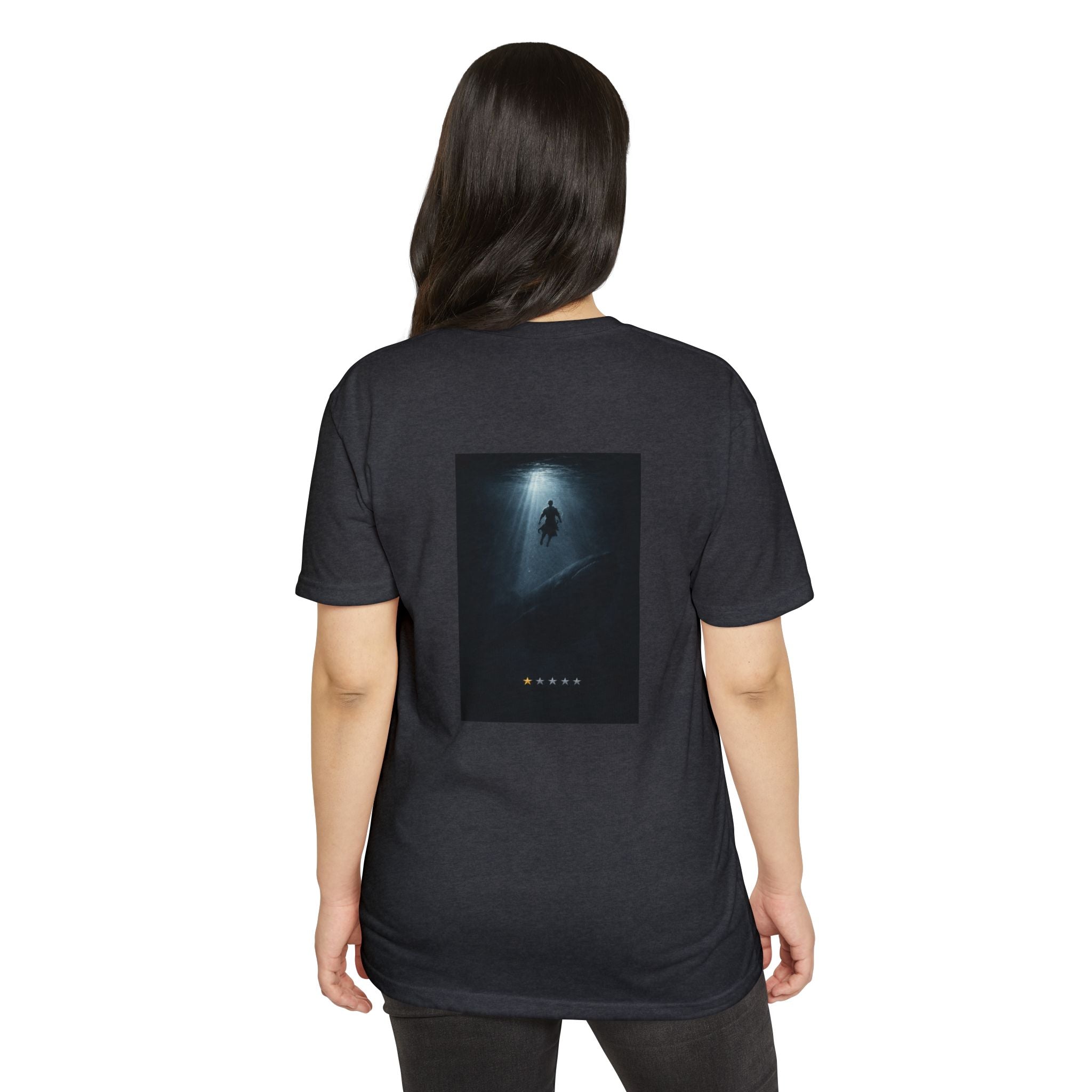 Jonah – Back Print T-Shirt | Atmospheric Deep Sea Graphic – Five-Star Faith Series