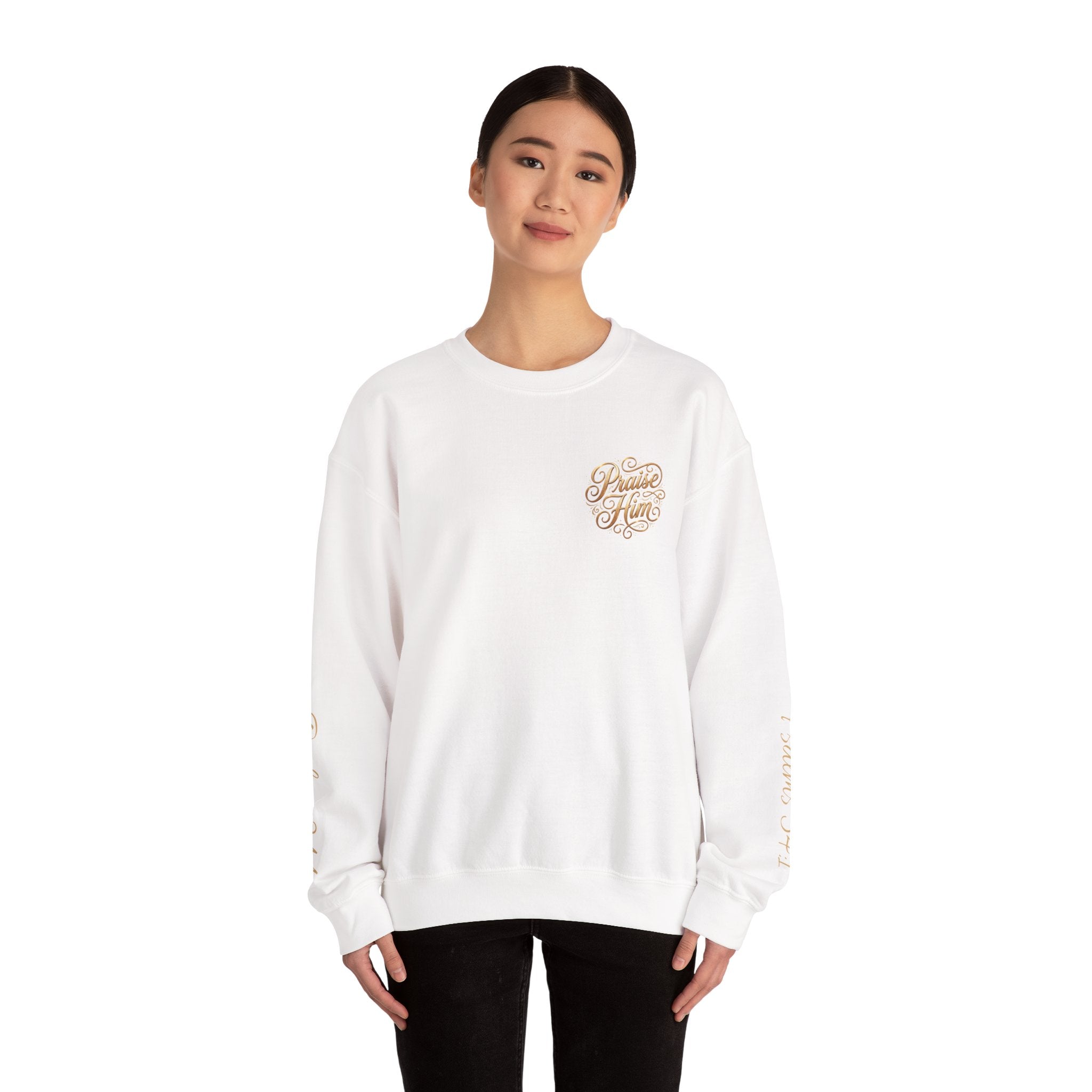 Praise Psalm 150 Sweatshirt | Christian Faith Crewneck Pullover | Inspirational Worship Apparel