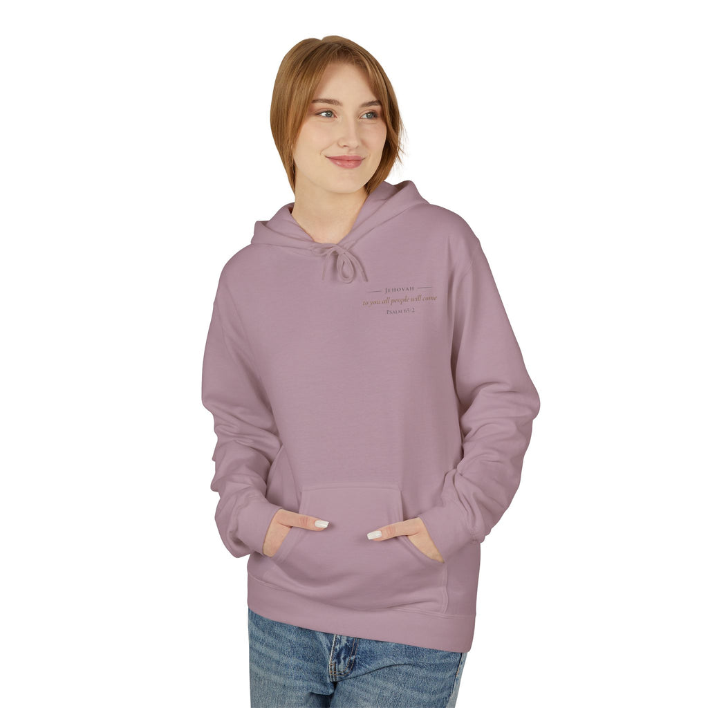 Prayer Hoodie – “O Hearer of Prayer” Psalm 65:2 Christian Pullover | Faith & Freedom Creations