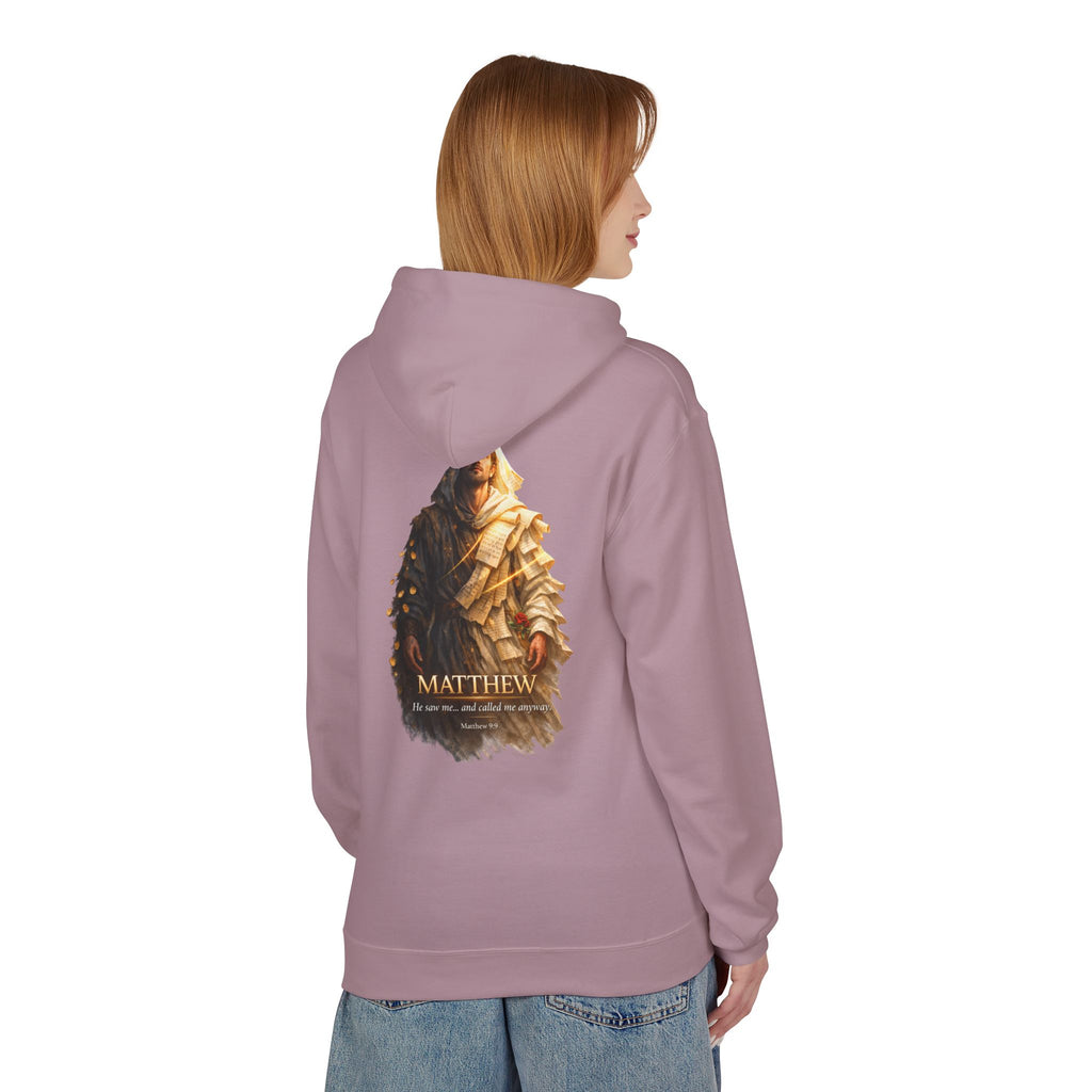 Matthew Gospel Hoodie | Inspirational Christian Faith Hoodie | Scripture Inspired Pullover