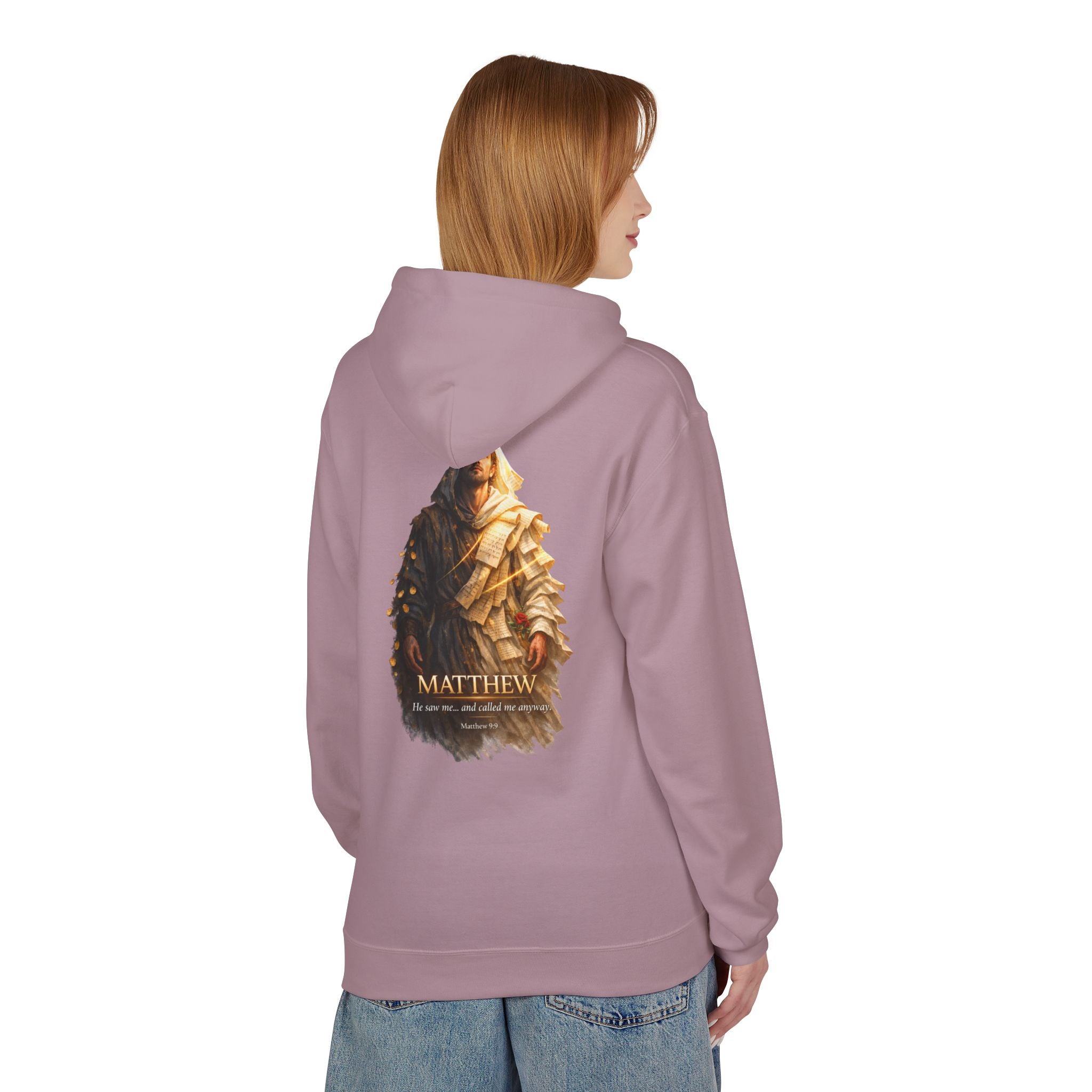Matthew Gospel Hoodie | Inspirational Christian Faith Hoodie | Scripture Inspired Pullover