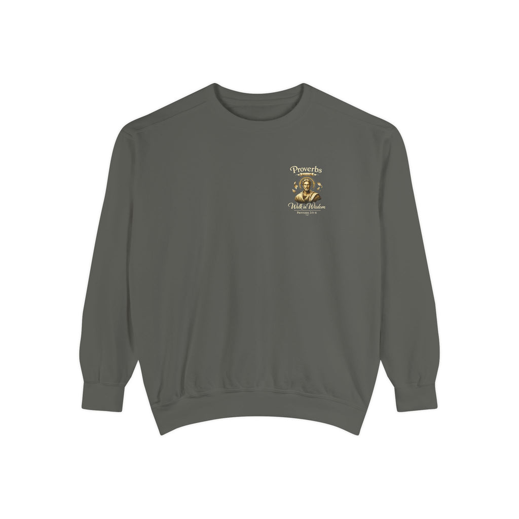 Proverbs Scripture Sweatshirt | Biblical Quote Christian Pullover | Inspirational Faith Crewneck