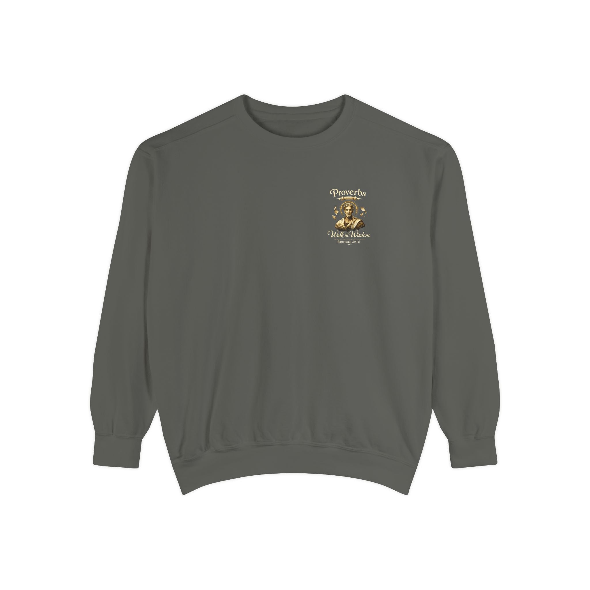 Proverbs Scripture Sweatshirt | Biblical Quote Christian Pullover | Inspirational Faith Crewneck