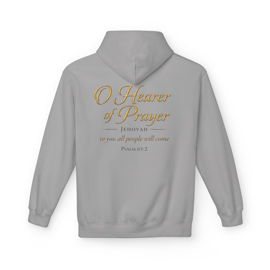 Prayer Hoodie – “O Hearer of Prayer” Psalm 65:2 Christian Pullover | Faith & Freedom Creations