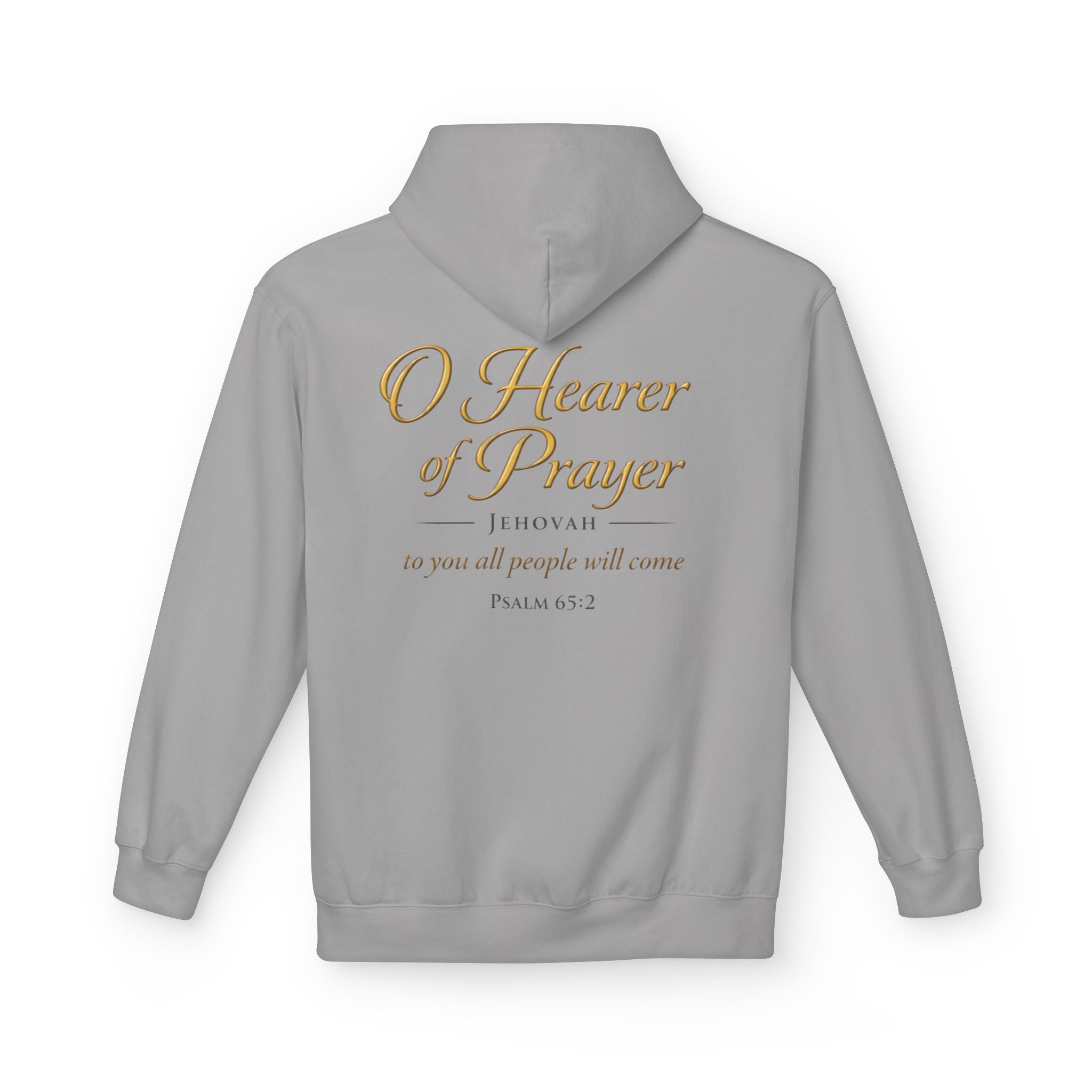 Prayer Hoodie – “O Hearer of Prayer” Psalm 65:2 Christian Pullover | Faith & Freedom Creations