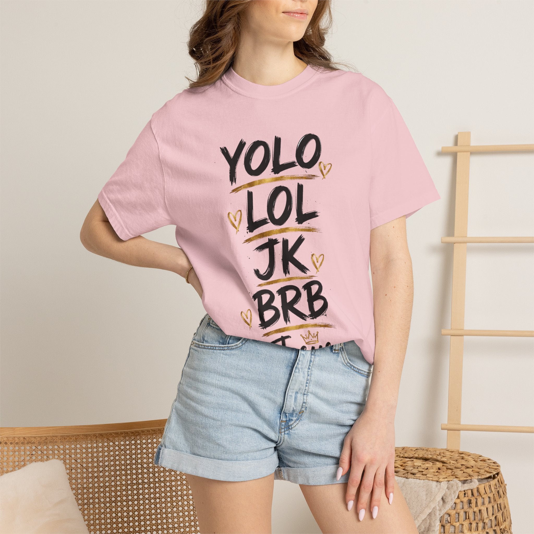 YOLO LOL JK BRB ~Jesus T-Shirt | Comfort Colors® Christian Graphic Tee