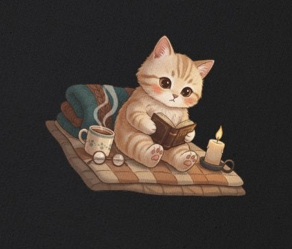 Faith Cozy Cat Crewneck Sweatshirt – Candlelight Cat Faith Sweatshirt | Quiet Comfort Apparel