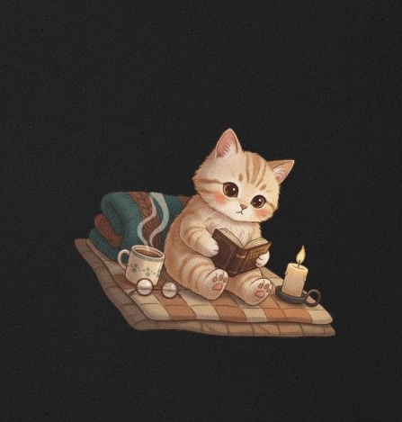 Faith Cozy Cat Crewneck Sweatshirt – Candlelight Cat Faith Sweatshirt | Quiet Comfort Apparel