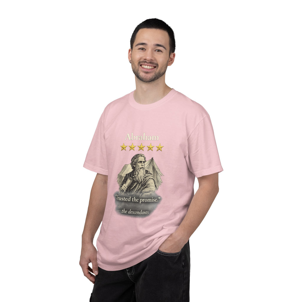Abraham – Vintage T-Shirt | “I Trusted the Promise” Graphic – Five-Star Faith Series
