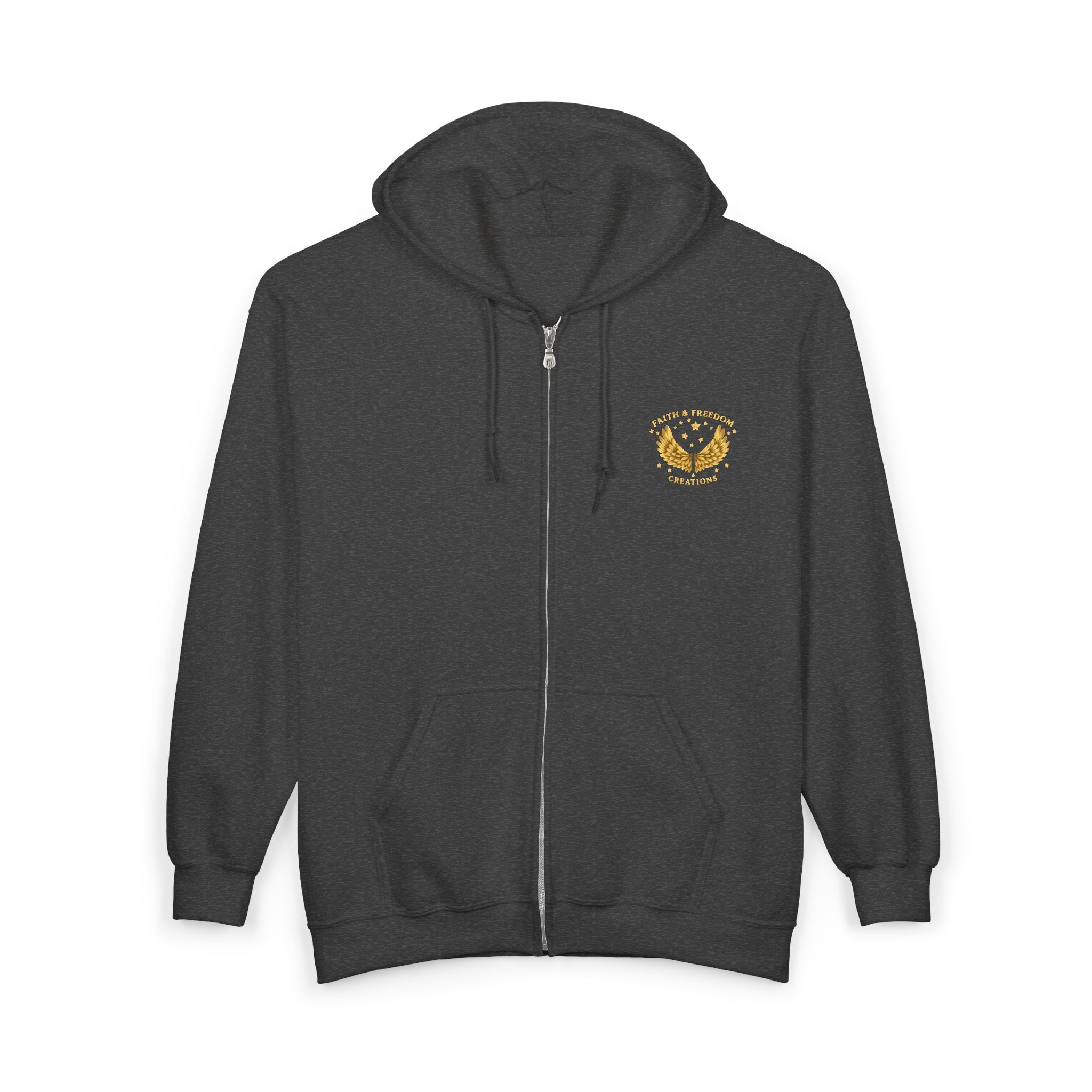 Be Kind to One Another – Full-Zip Hoodie | Teddy Moon Scripture Design