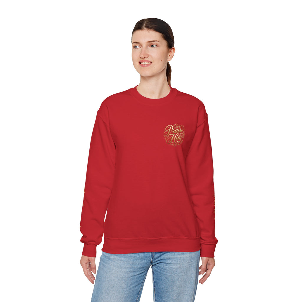 Praise Psalm 150 Sweatshirt | Christian Faith Crewneck Pullover | Inspirational Worship Apparel