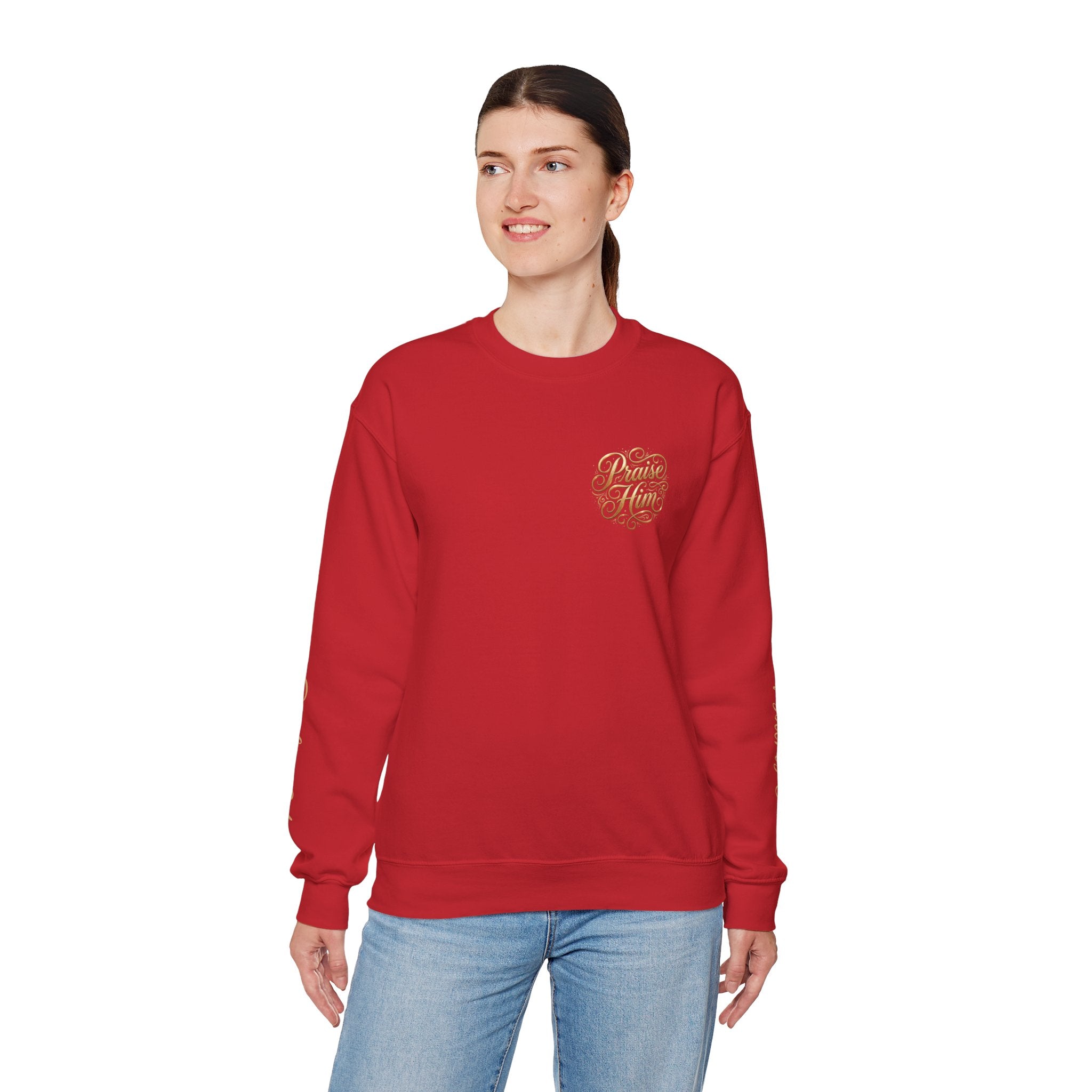 Praise Psalm 150 Sweatshirt | Christian Faith Crewneck Pullover | Inspirational Worship Apparel
