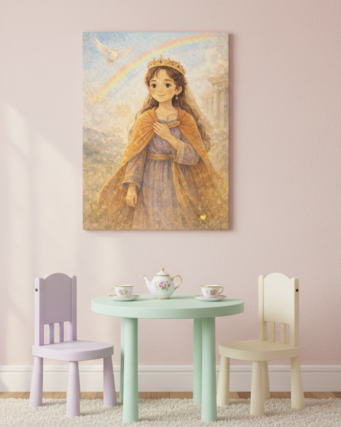 For Such a Time as This Canvas — Queen Esther (Esther 4:14)