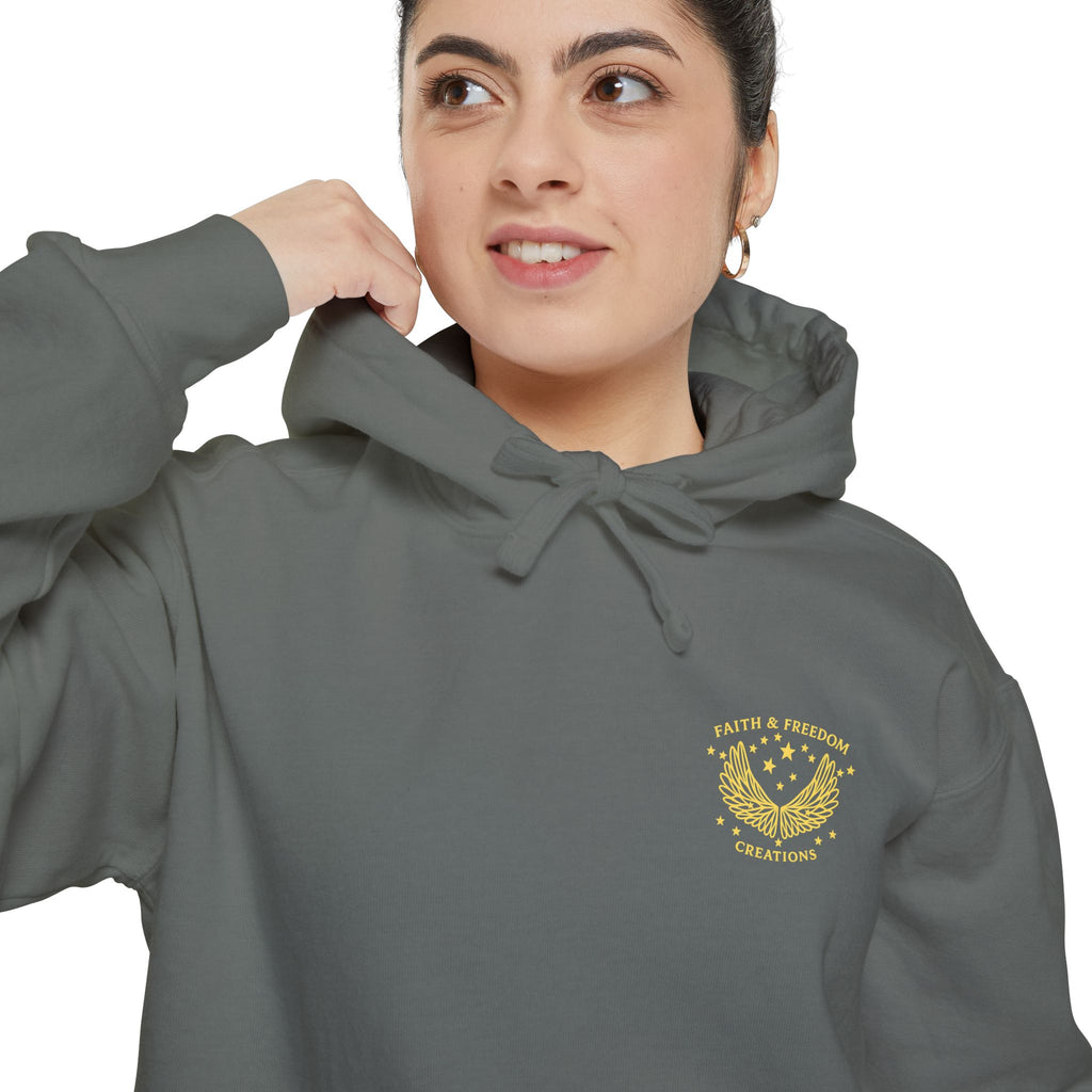 Manna Catering Co. – Hoodie | “Manna Review” Vintage Graphic – Five-Star Faith Series