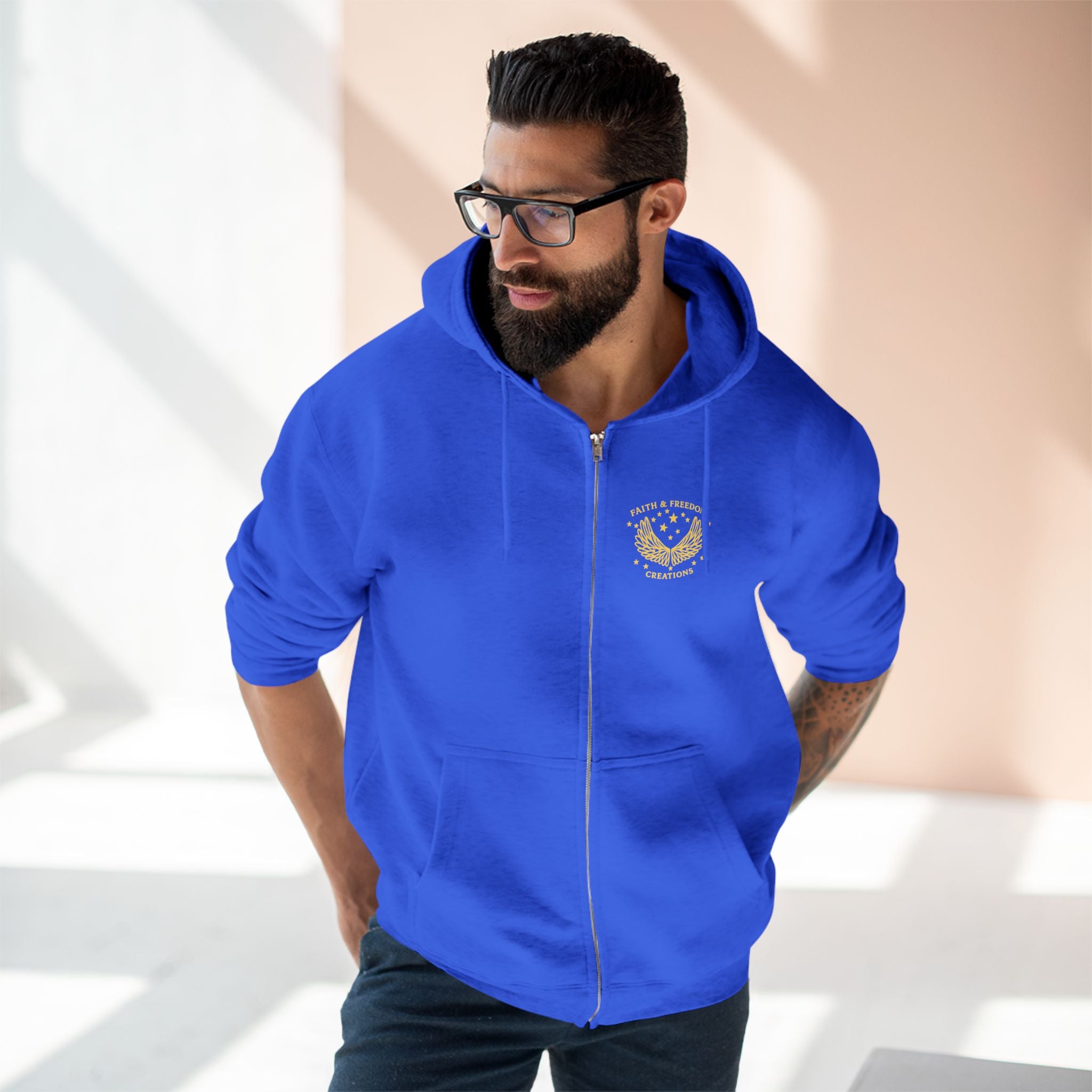 Cherish Loyalty – Zip Hoodie | Micah 6:8 Scripture Graphic
