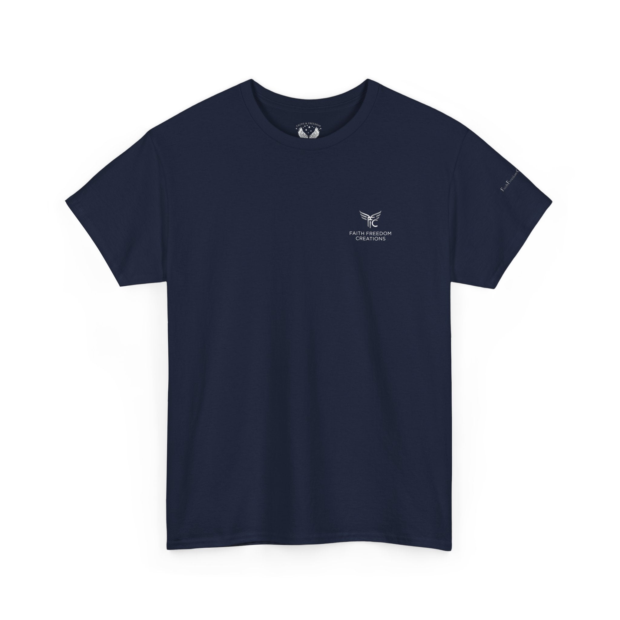 Wing Emblem T‑Shirt — Faith & Freedom Chest Logo