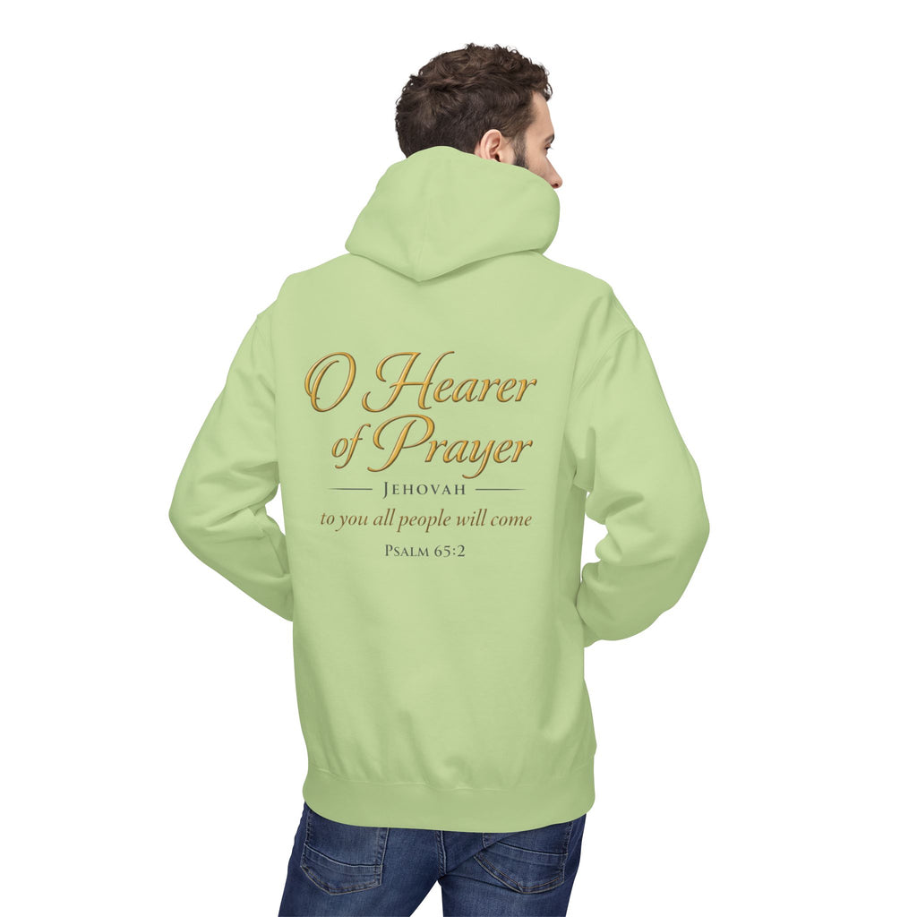 Prayer Hoodie – “O Hearer of Prayer” Psalm 65:2 Christian Pullover | Faith & Freedom Creations