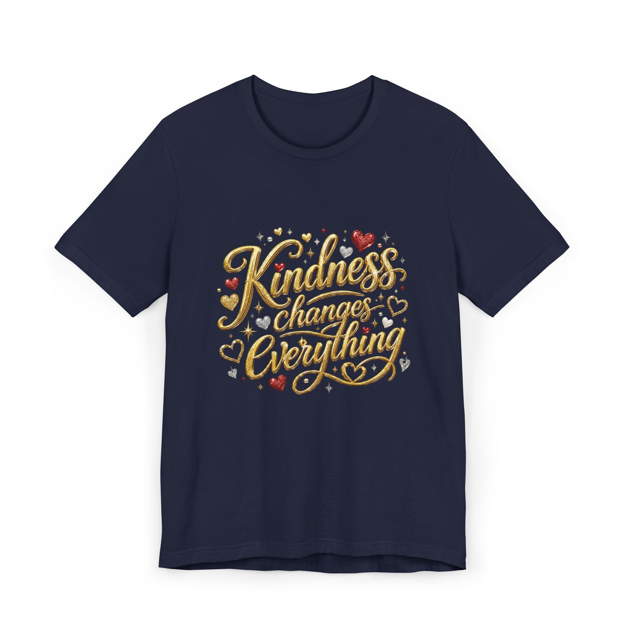 Kindness Changes Everything T-Shirt | Inspirational Script Graphic Tee | Soft Everyday Kindness Shirt