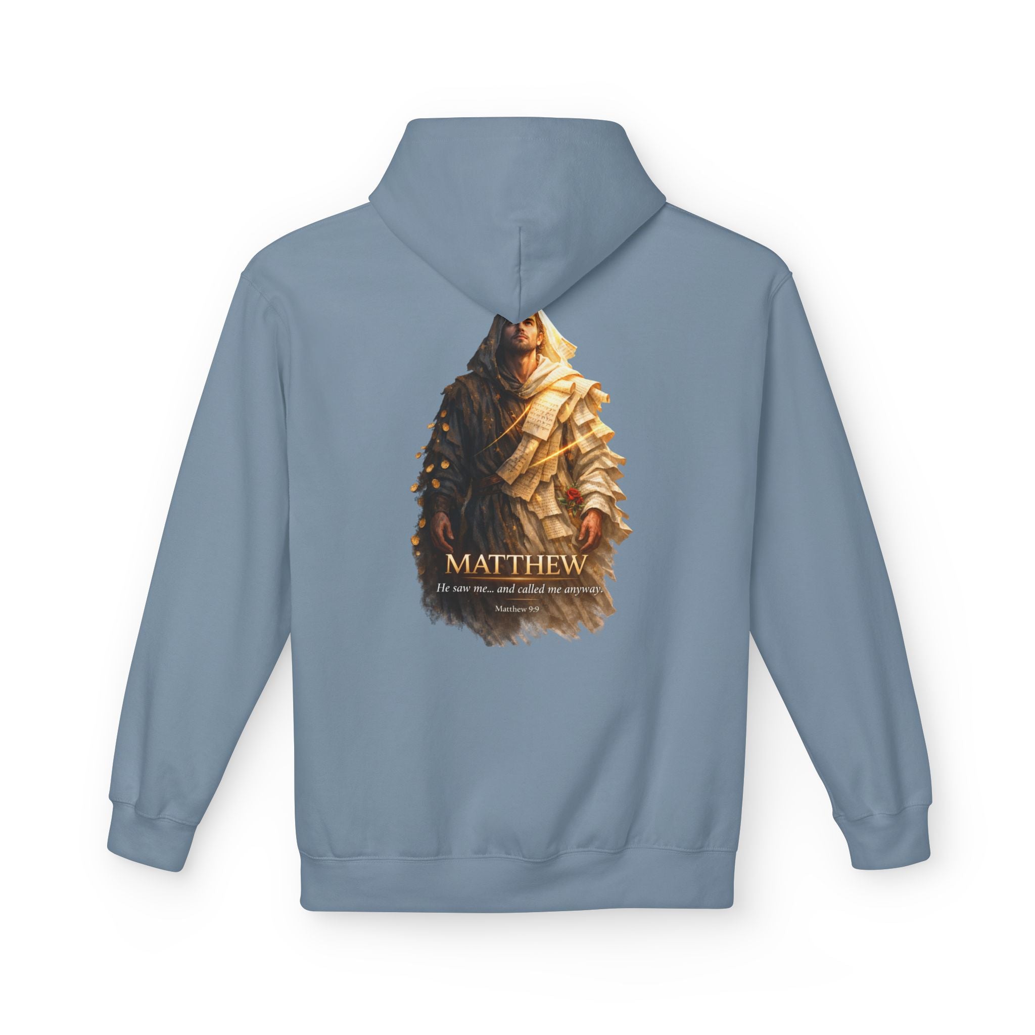 Matthew Gospel Hoodie | Inspirational Christian Faith Hoodie | Scripture Inspired Pullover