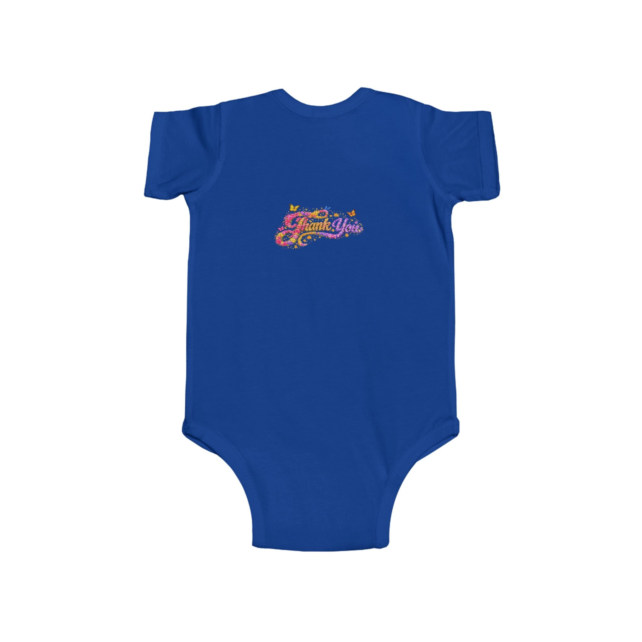 Infant Jesus Floral Script Bodysuit – Christian Baby Onesie | Faith Baby Outfit