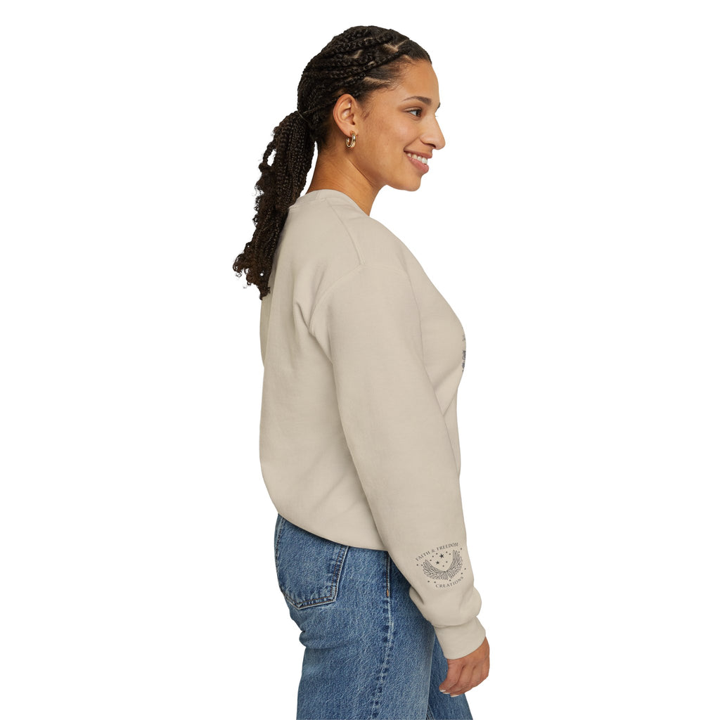 Tower of Babel – Crewneck Sweatshirt | “Review” Vintage Graphic – Five-Star Faith Series