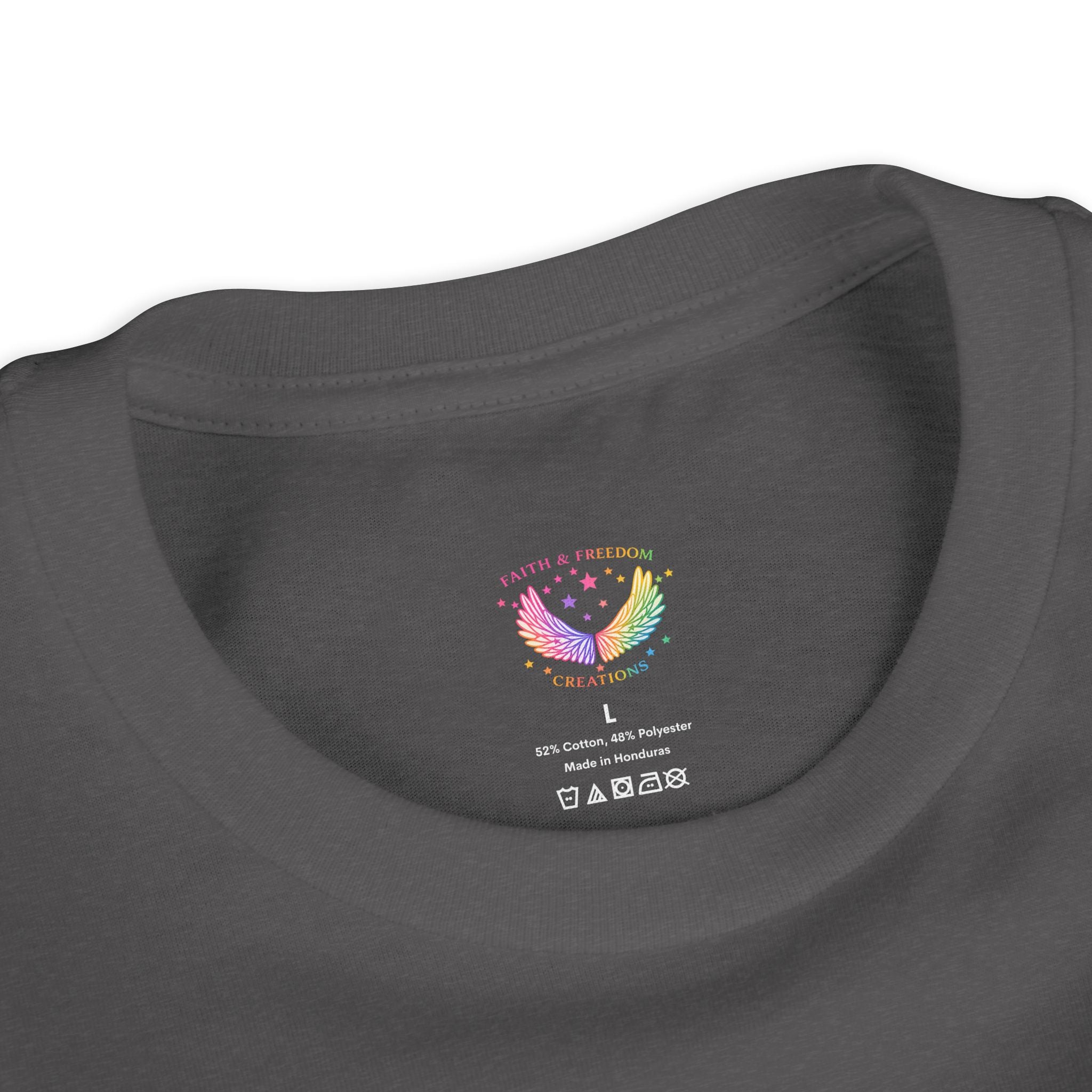Youth Jesus Floral Script T-Shirt – Butterfly Christian Kids Tee | Faith Youth Shirt