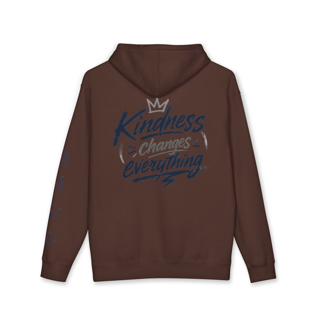 Kindness Changes Everything Hoodie – Heart Hands Graphic Inspirational Pullover