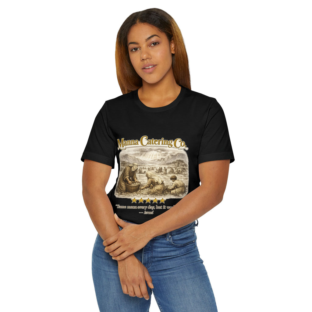“Same Menu Every Day, But It Works” – Vintage Graphic T-Shirt| Five-Star Faith Series