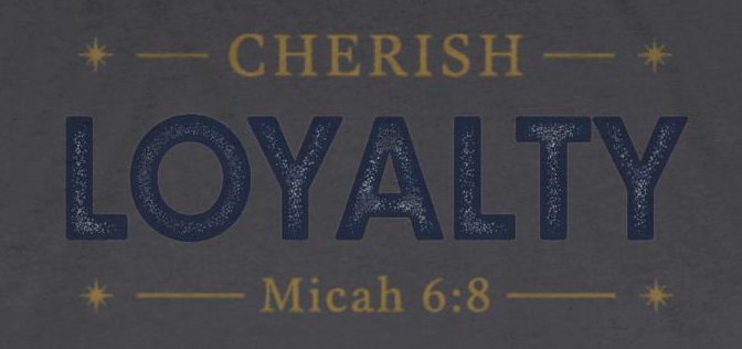 Cherish Loyalty – Women’s Racerback Tank | Inspirational Faith Graphic