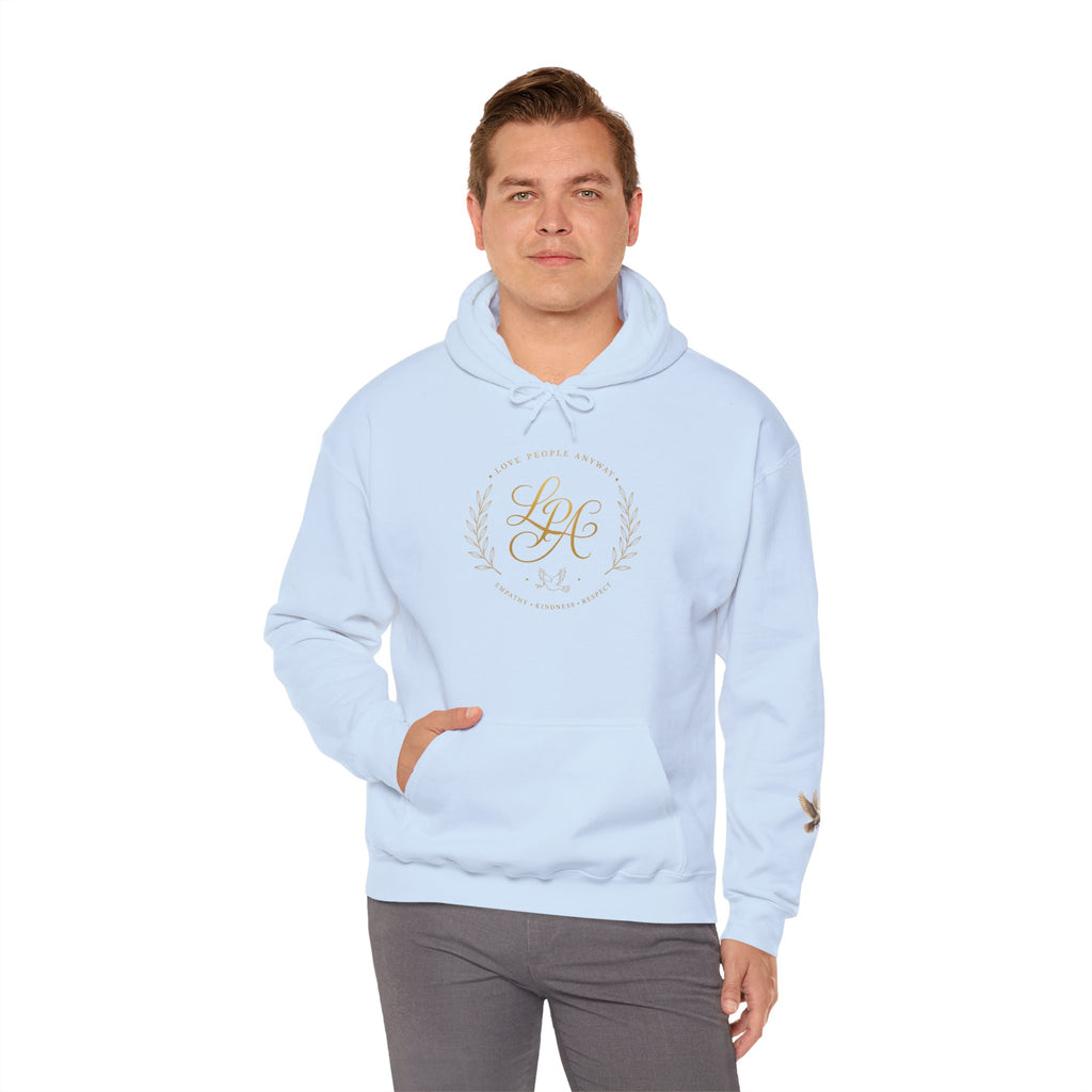 Love People Anyway Hoodie | Inspirational Christian Hooded Sweatshirt | Faith Freedom Creations