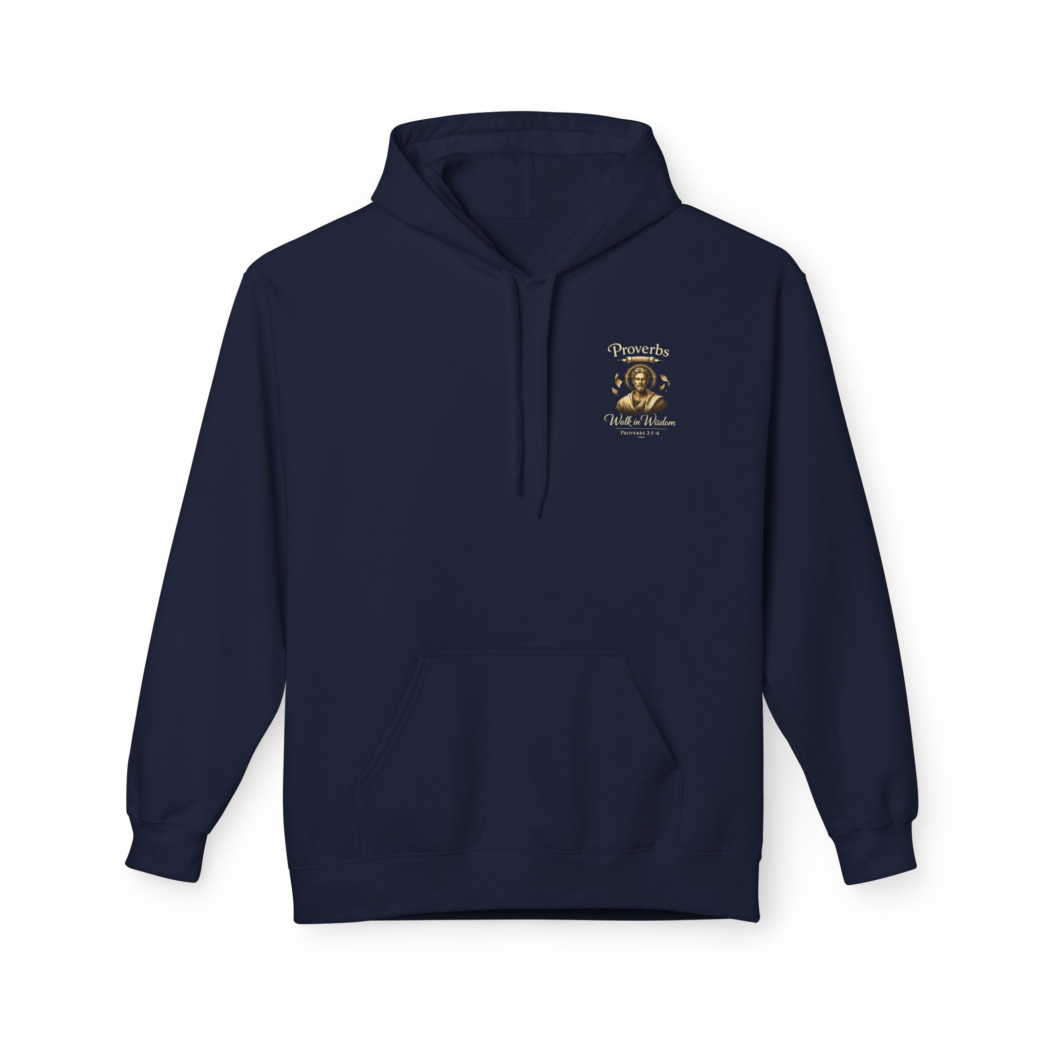 Proverbs “Trust in the Lord” Hoodie – Christian Scripture Pullover | Proverbs 3:5 Faith Sweatshirt