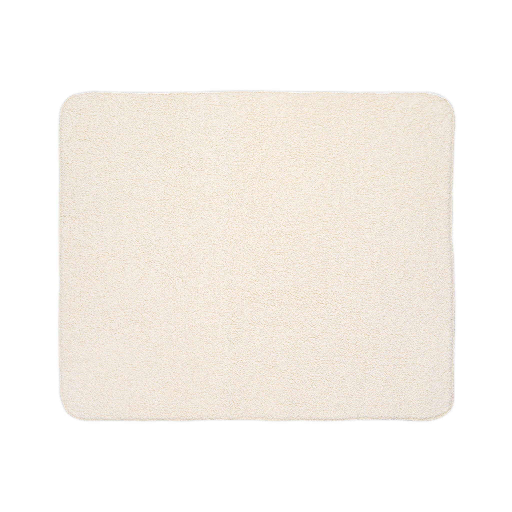 Dove Fleece Sherpa Blanket — Soft White Dove on Sparkling Starry Background