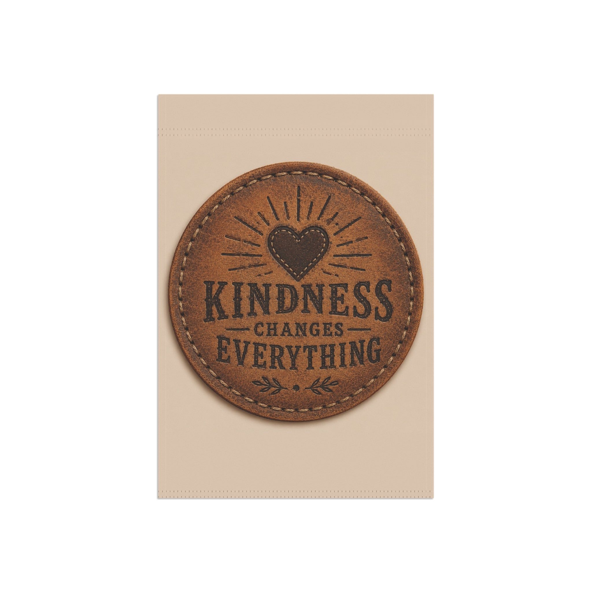 Kindness Changes Everything Garden Flag | Inspirational Home & Garden Banner | Faith Freedom Creations