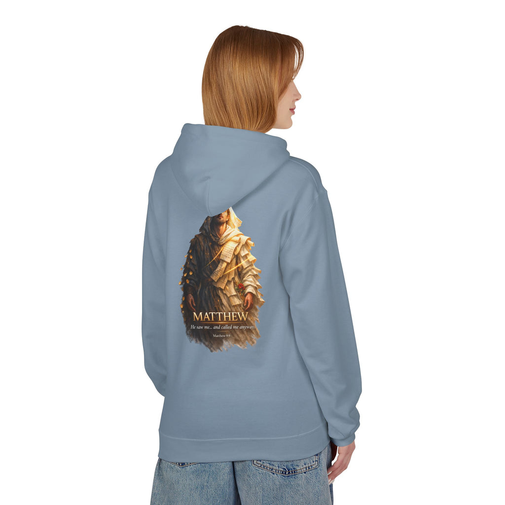 Matthew Gospel Hoodie | Inspirational Christian Faith Hoodie | Scripture Inspired Pullover