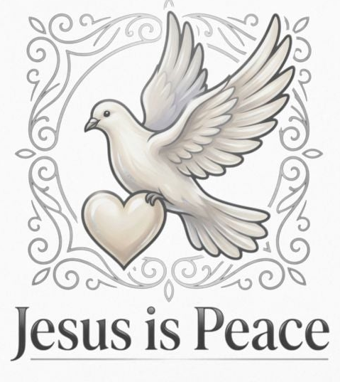 Jesus Is Peace Cropped Hoodie | Christian Dove Hoodie for Women | Faith Graphic Crop Hoodie