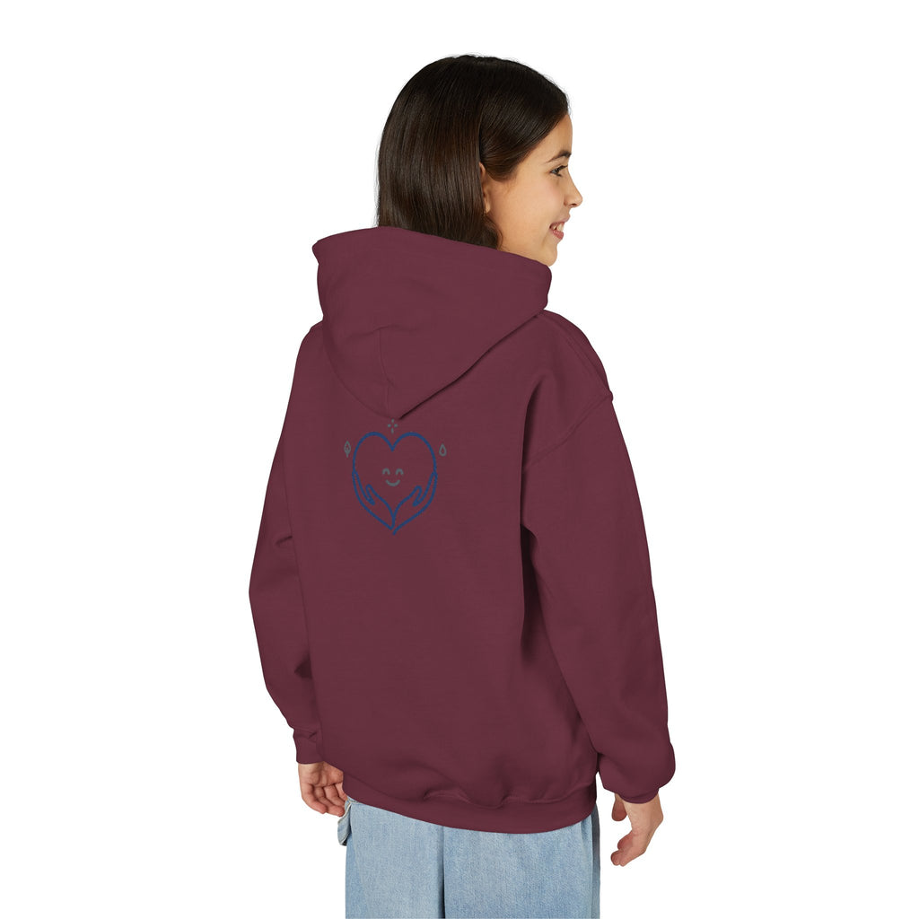Youth Hoodie – “Kindness Changes Everything” Inspirational Kids Pullover