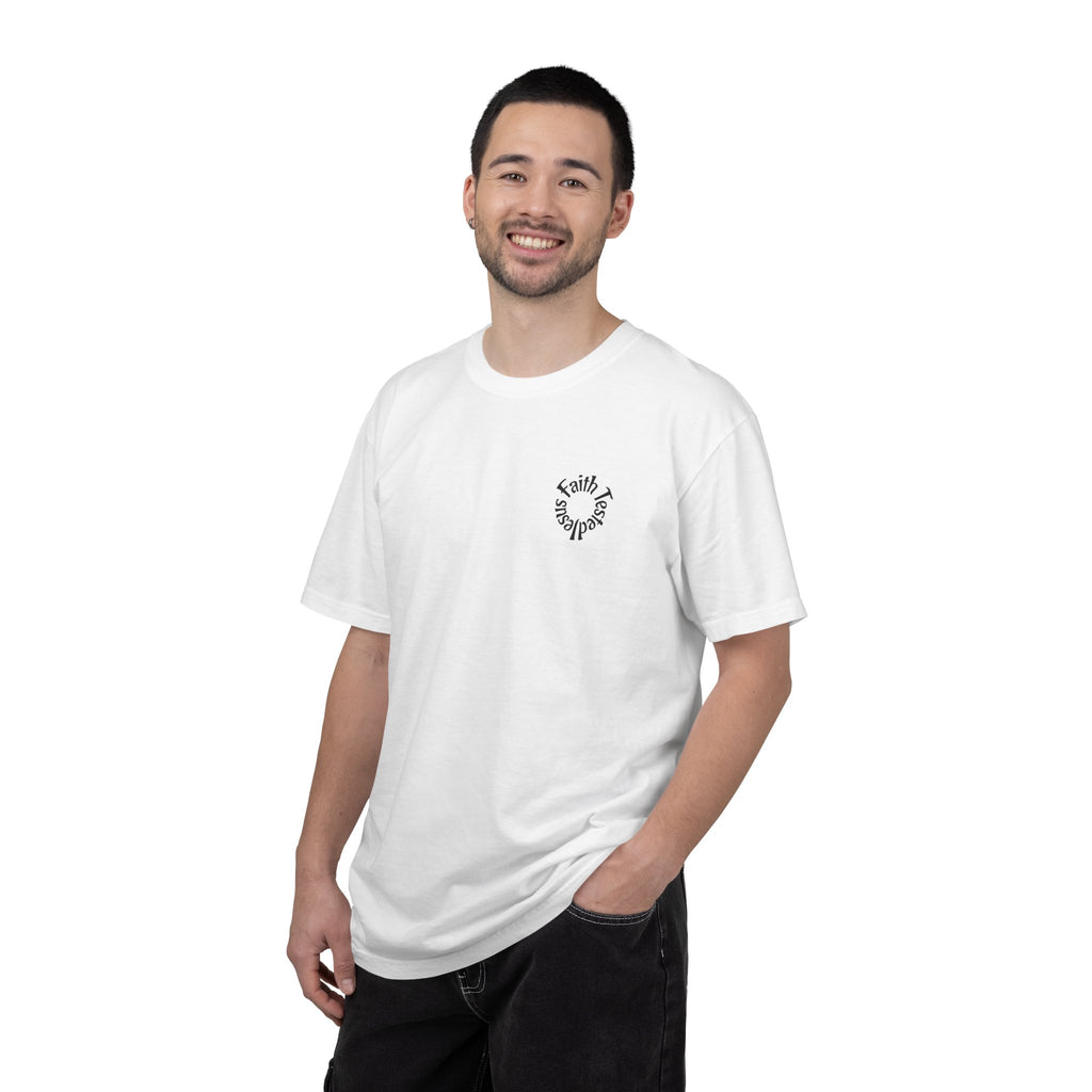 Jesus Loves You Personalized Faith T-Shirt — Custom Back Christian Graphic Tee