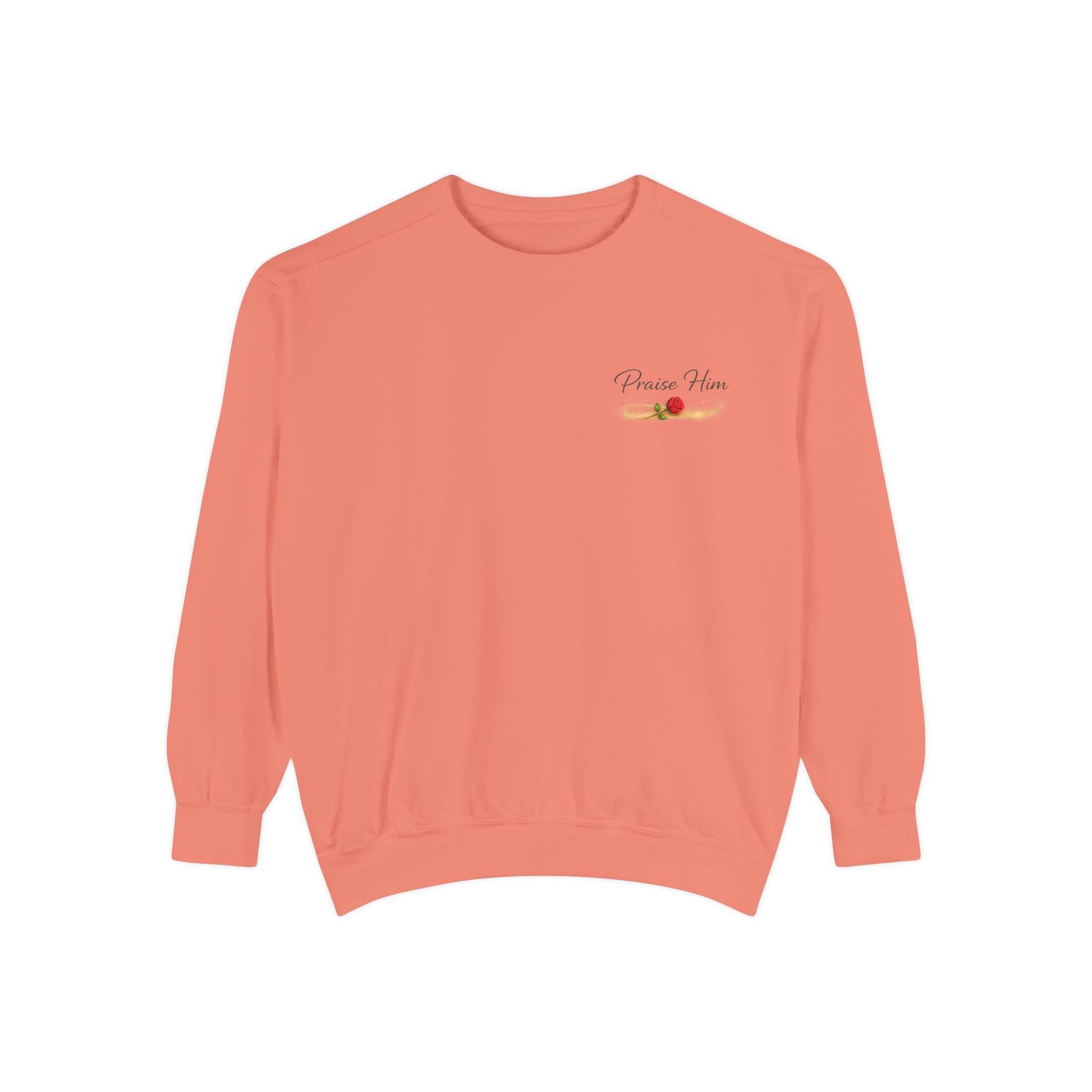 Psalm 34:1 Crewneck Sweatshirt | Inspirational Christian Graphic Sweatshirt | Faith Apparel