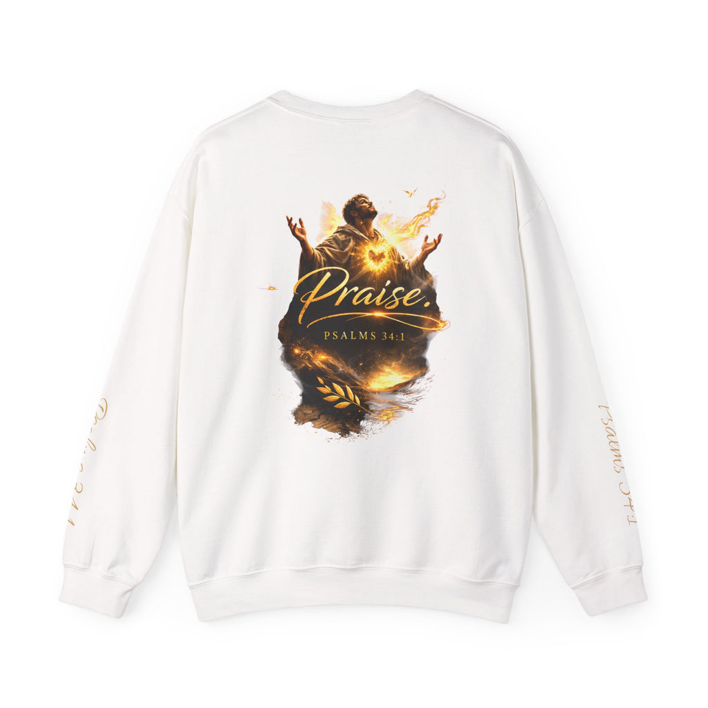 Praise Psalm 150 Sweatshirt | Christian Faith Crewneck Pullover | Inspirational Worship Apparel