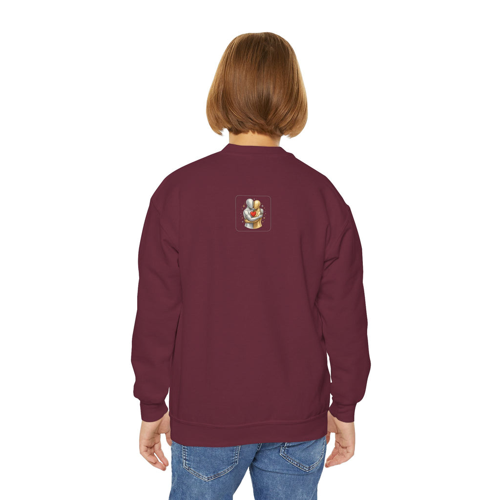 Kindness Changes Everything Youth Crewneck Sweatshirt – Inspirational Kids Pullove