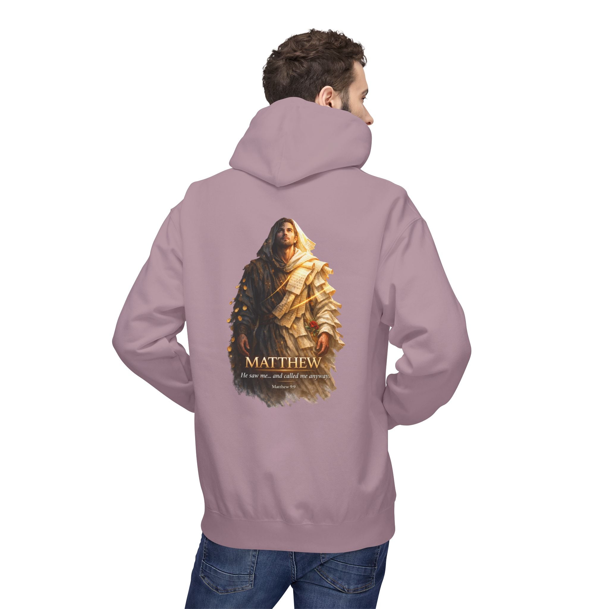 Matthew Gospel Hoodie | Inspirational Christian Faith Hoodie | Scripture Inspired Pullover