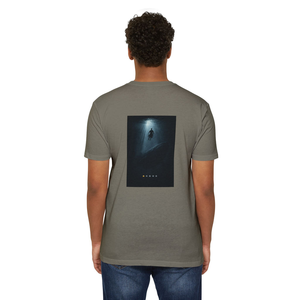Jonah – Back Print T-Shirt | Atmospheric Deep Sea Graphic – Five-Star Faith Series