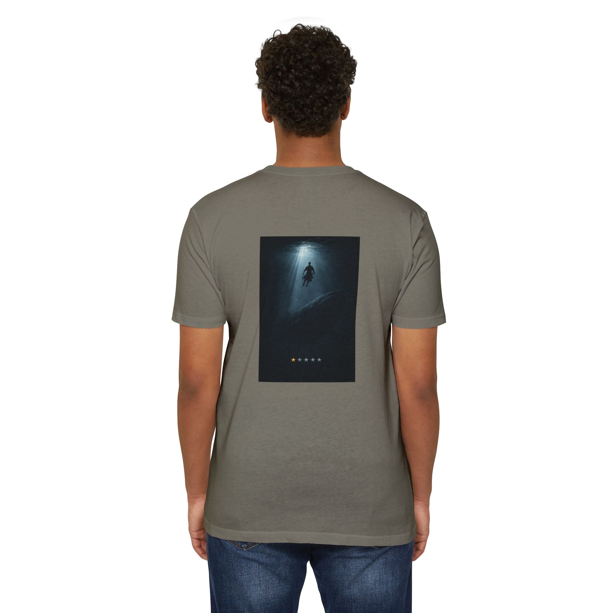 Jonah – Back Print T-Shirt | Atmospheric Deep Sea Graphic – Five-Star Faith Series