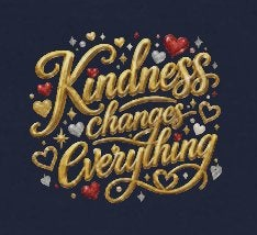 Kindness Changes Everything Zip Hoodie – Inspirational Graphic Full-Zip Sweatshirt