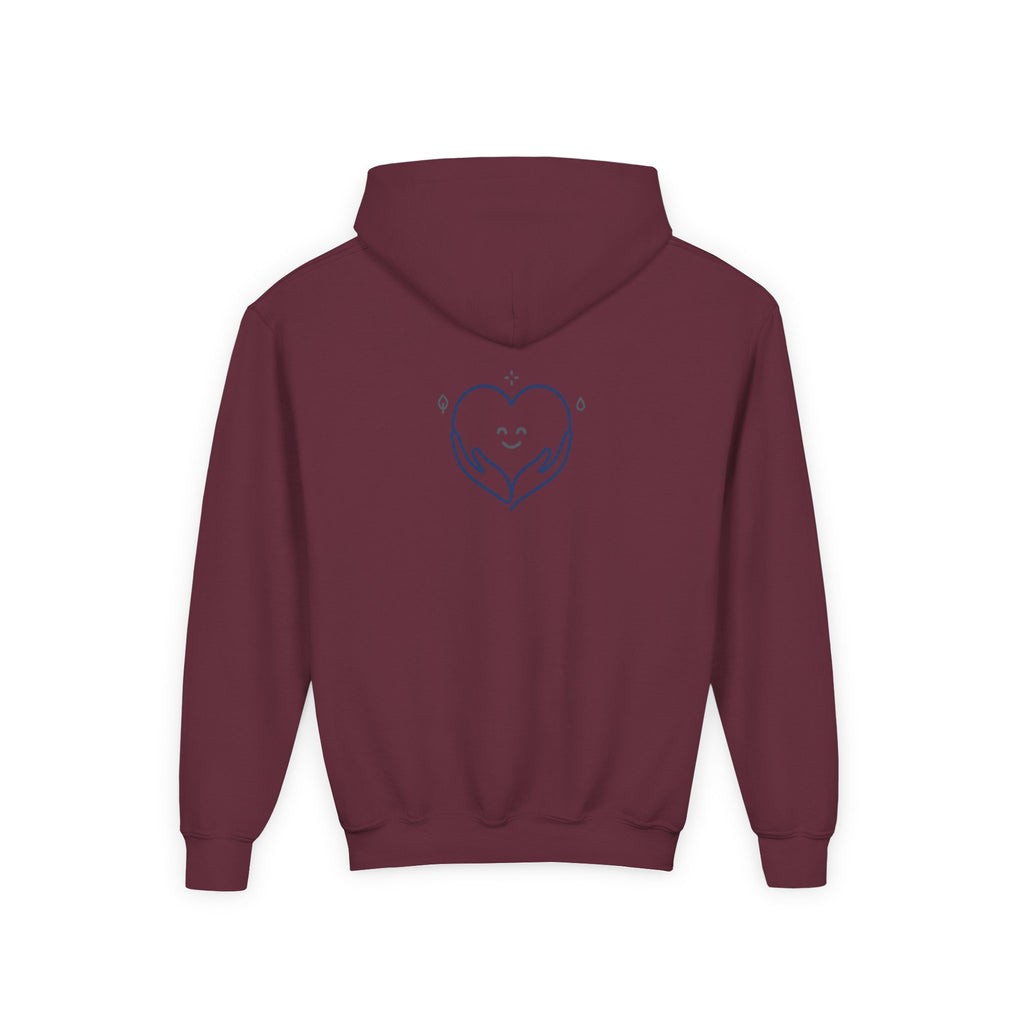 Youth Hoodie – “Kindness Changes Everything” Inspirational Kids Pullover