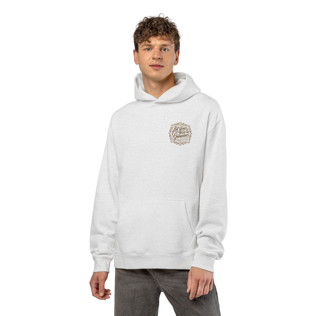 “Let Your Love Be Genuine” Hoodie – Romans 12:9 Christian Pullover | Faith & Freedom Creations