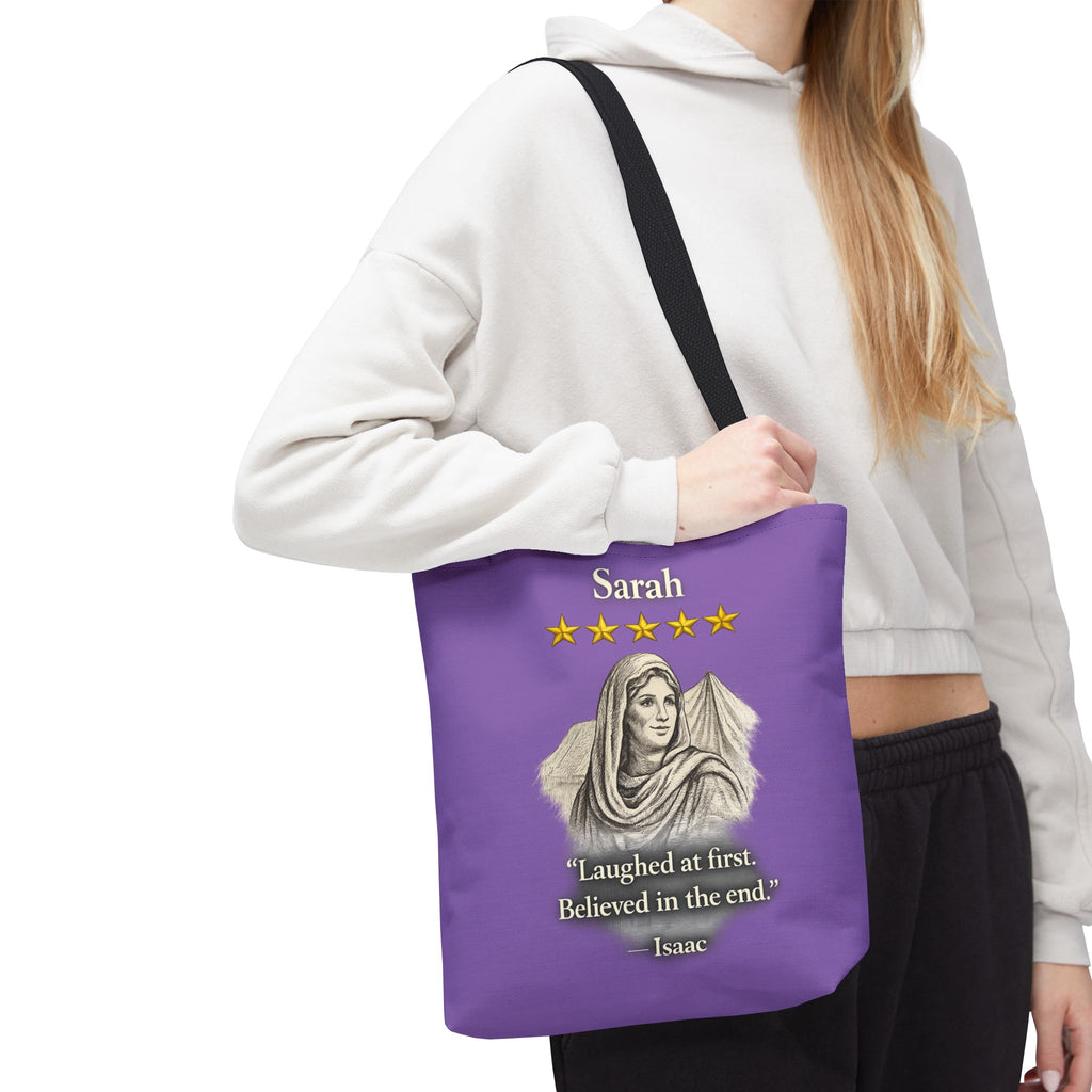 Sarah – Personalized Tote Bag | “Laughed at First. Believed in the End.” Review – Five-Star Faith Series