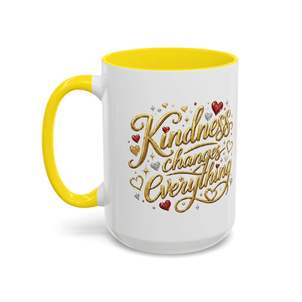 Kindness Changes Everything Coffee Mug | Inspirational Kindness Mug | Faith Freedom Creations