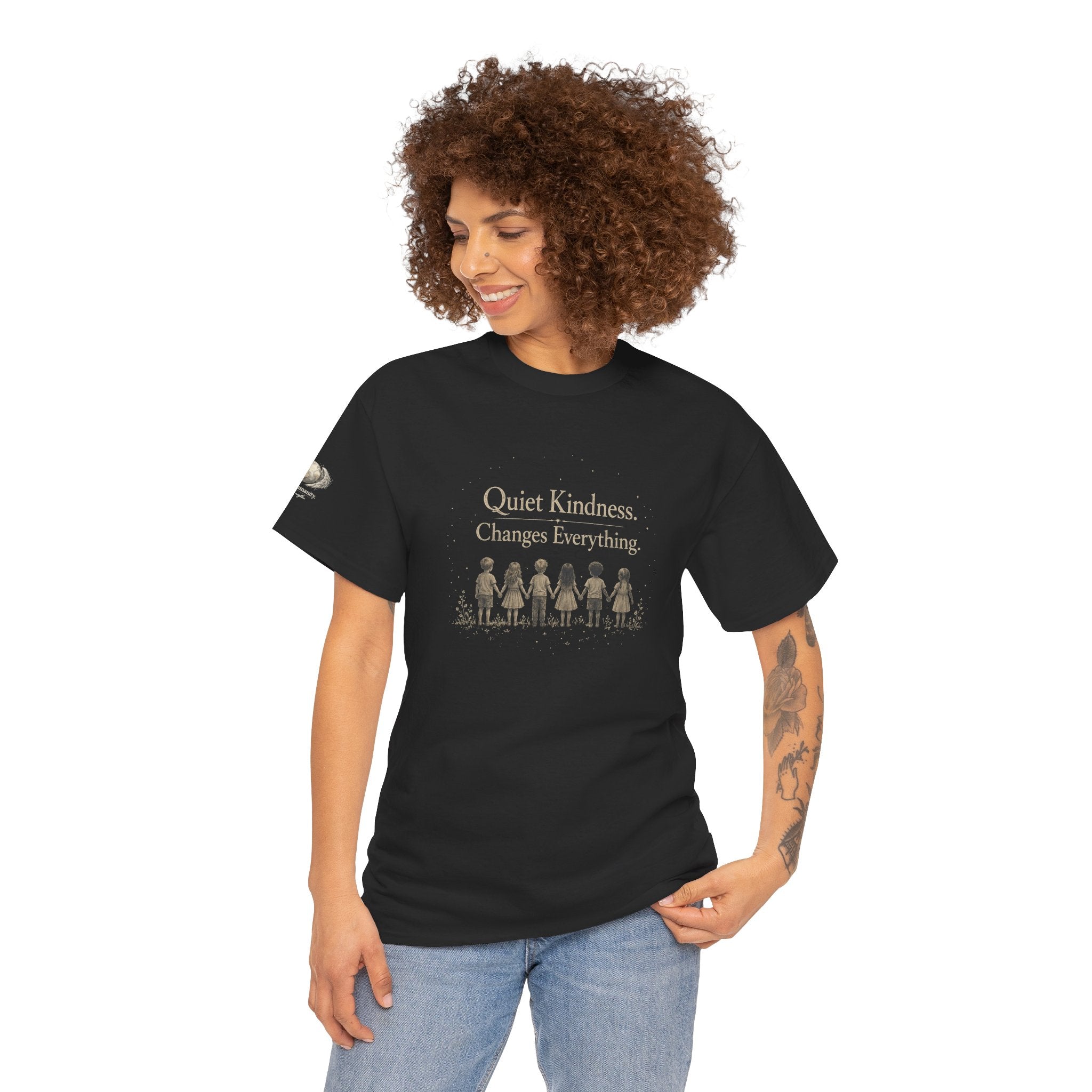 Kindness Graphic Tee – “Quiet Kindness Changes Everything” Inspirational T-Shirt